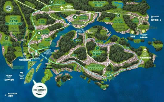 碧桂園森林城市位于新馬唯一經濟特區